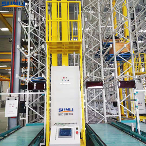 Estantería automática de almacenamiento de palés AS y RS, sistema de acero Q235B/LIAN, SL-AS004
