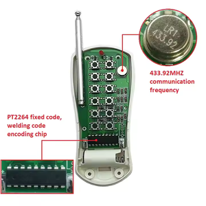 Codice di apprendimento telecomando per la vendita calda 433MHZ 1527 codice di apprendimento ad alta potenza 12 pulsanti telecomando Wireless RF