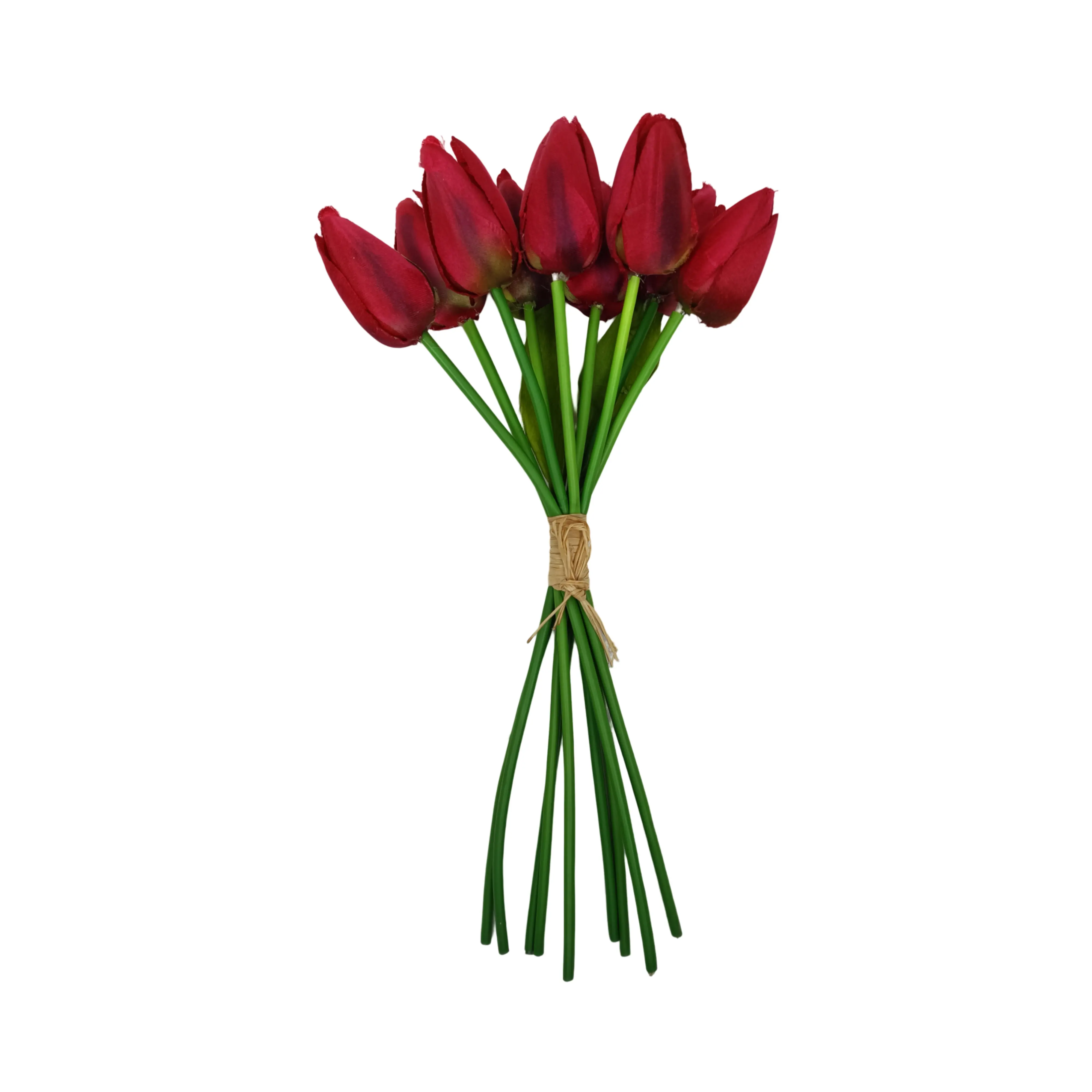 Tulipán artificial de PU para personas mayores, sensación hidratante, decoración de mesa para habitación familiar, arreglos florales, decoración de boda