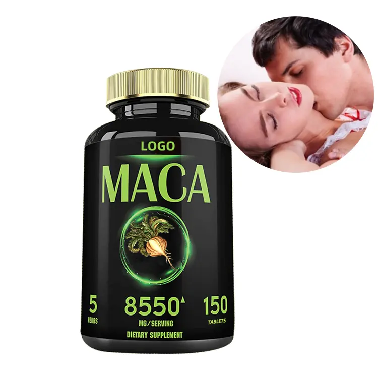 Wholesale price pure natural maca candy tablet for mens herbal maca root capsules with high-end quality