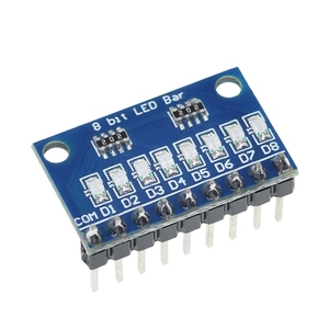 TZT 3.3V 5V 8 Bit Blau/Rot Common Anode/Kathode LED-Anzeige modul Diy Kit Für Arduino NANO UNO Himbeer pi 4 Nodemcu V3 - Product Image 6