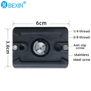 Özel OEM DSLR dijital kamera veri kablosu klip kelepçe tutucu montaj adaptörü arca İsviçre rrs hızlı bırakma kamera tabanı plaka levha - Product Image 3