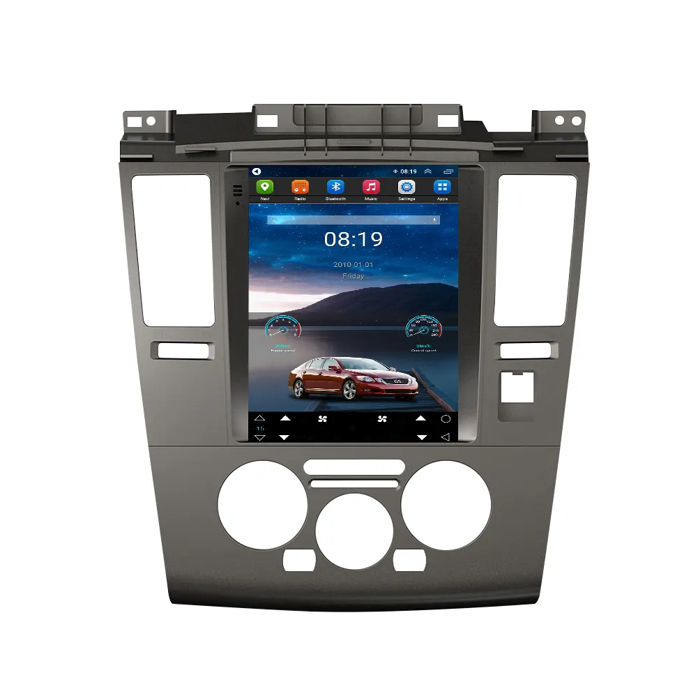 วิทยุหน้าจอระบบแอนดรอยด์สำหรับรถยนต์2008เครื่องเล่นดีวีดีไร้สายระบบนำทาง GPS มี2010 2011 2012 2013 2014