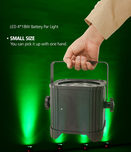 Wifi inalámbrico DMX Control remoto alimentado por batería Par Can efecto LED portátil Luz de escenario - Product Image 5