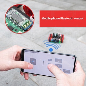 Arduino Puzzle Programming Car Kit mit Rad verfolgung Hindernis vermeidung Bluetooth-Fernbedienung Kompatibel Steam Mchanham - Product Image 4