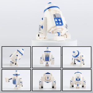 Военная серия Robot R2-D2 MK, машина, корабль, Сокол Тысячелетия, MOC, мини-кирпичи, набор строительных блоков, сборка, сборка, Рождественская игрушка - Product Image 2