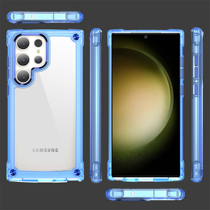 Samsung Galaxy S24 için Ultra S23 Ultra damla dayanıklı kristal şeffaf arka kapak yumuşak TPU cep telefonu kılıfı kabuk - Product Image 5