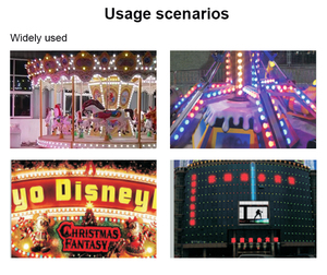 תאורת פיקסל לד איכותית של SHIJI לפארקי שעשועים, DC24V, 360 מעלות, 45 מ\\\"מ, UCS2903, מקור אור דיגיטלי - Product Image 2