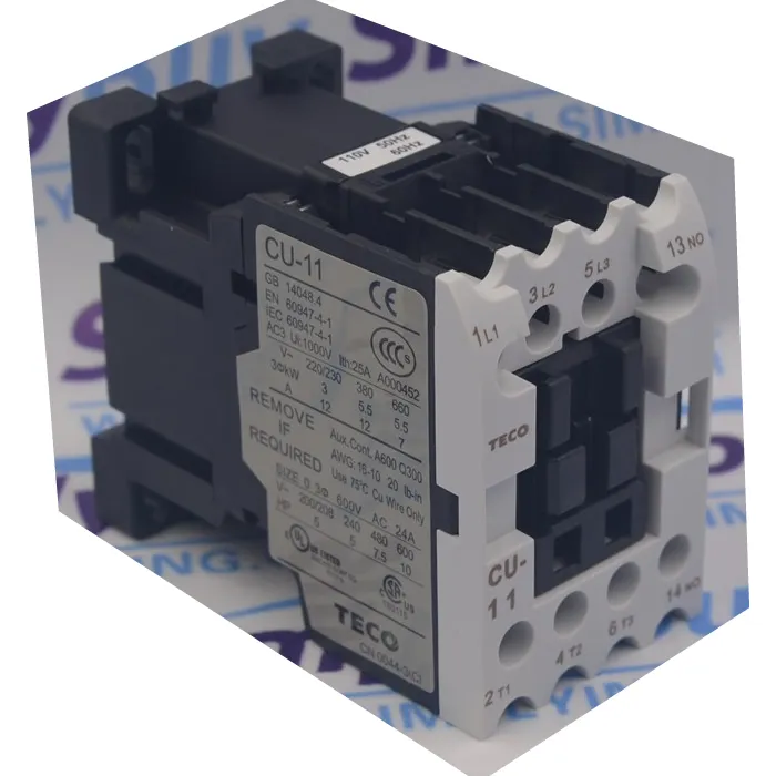 TECO U series IEC Standard 3P AC contactor CU-11 220V