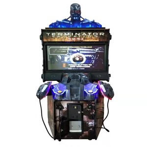 2プレーヤーターミネーター4シミュレーターコイン式ビデオアーケードガンシューティングゲームセンター用