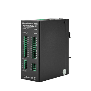 2RJ45以太网Modbus MQTT 16数字输入远程IO模块，用于工业物联网数据采集 - Product Image 1