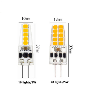 Wholesale 2835 10 <strong>LED</strong> 20 <strong>LED</strong> Dimmable <strong>LED</strong> Bulbs Corn Light AC/DC12V-<strong>24V</strong> <strong>G4</strong> <strong>LED</strong> Bulb - Product Image 1