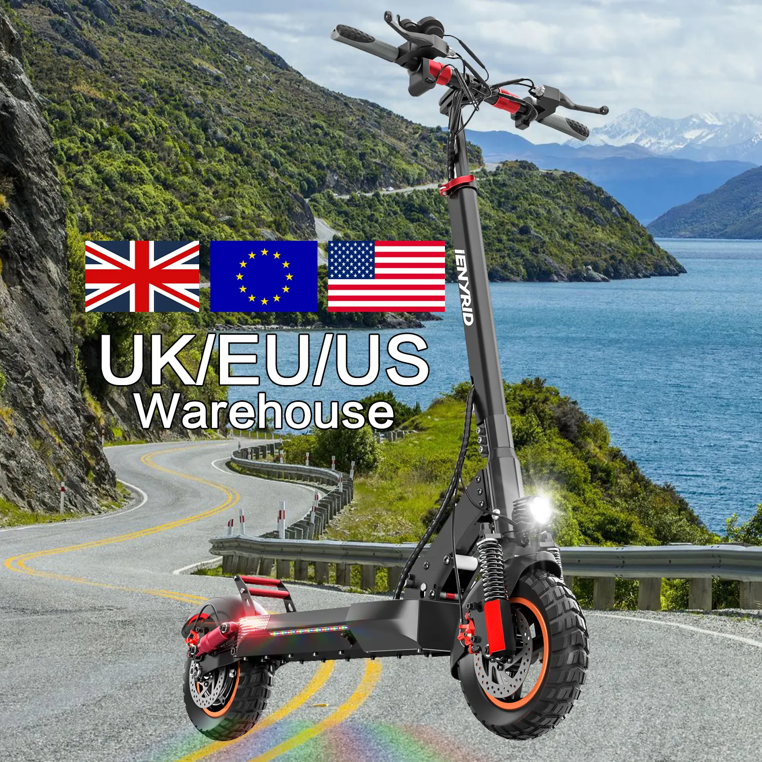EU US UK Warehouse iENYRID M4 ProS大人用電動スクーターフットキックスクーターモト48v500W600W電動オフロードスクーター