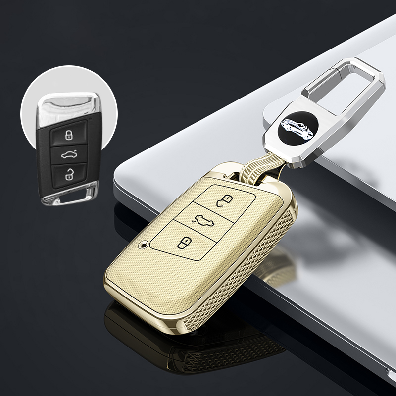 Golden+Key Ring