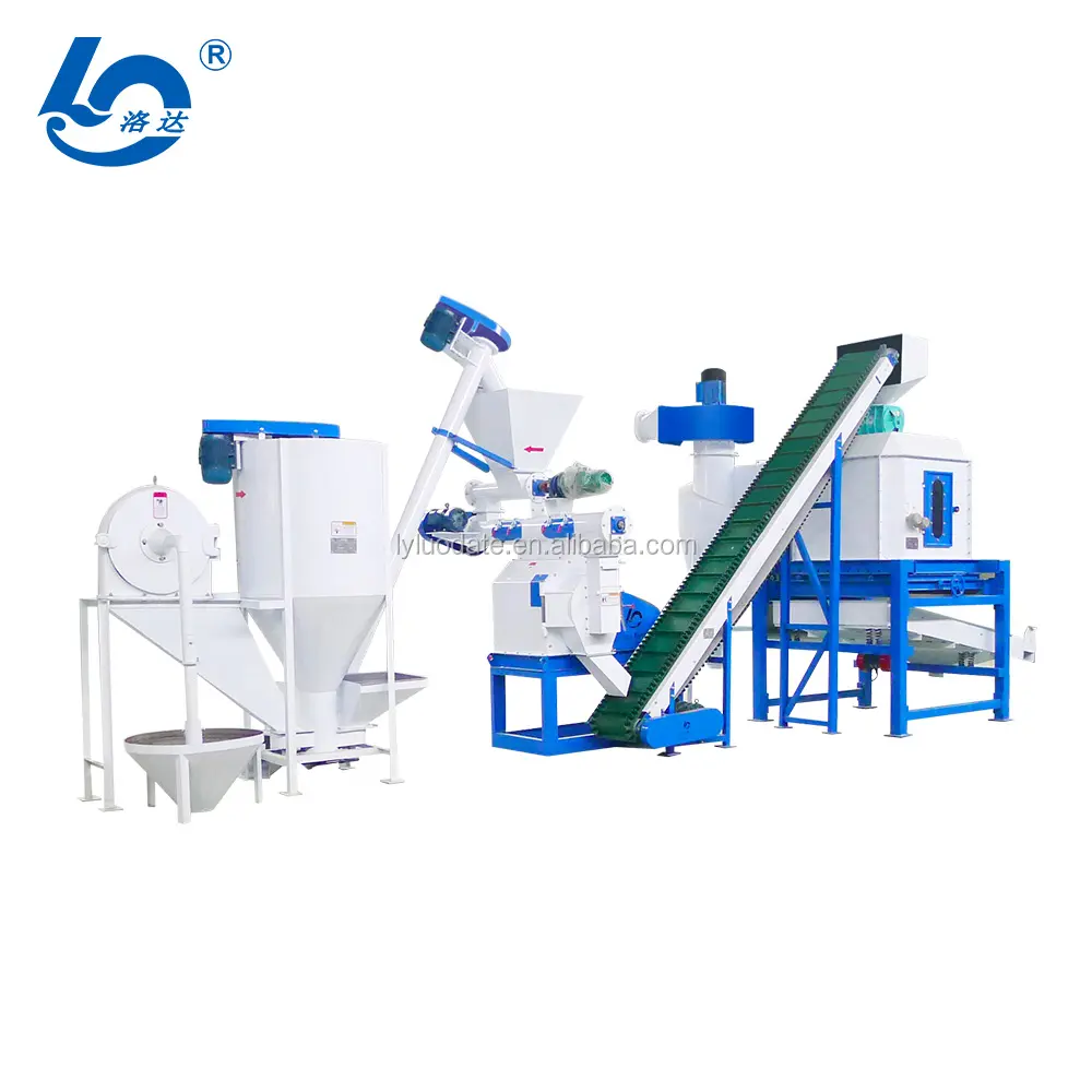 Feed Making Machine - Feed Processing Equipment für Animal Poultry Chicken Fish Cattle Feed Line