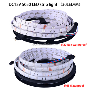 5050 RGB Светодиодная лента 30led/m гибкая светодиодная лента 5 м 10 м 12 В Светодиодная лента + адаптер питания + ИК-пульт дистанционного управления 44Key - Product Image 2
