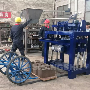 Pavimentadora de pavimentación sólida Máquina para fabricar bloques de ladrillo hueco de hormigón de cemento de construcción entrelazado en Ghana - Product Image 3