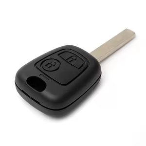2 düğmeler ile akıllı araba anahtarı kesilmemiş Insert anahtar durumda uzaktan kumanda kabuk araba aksesuarları - Product Image 5