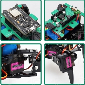 ESP-8266 Vierbeiner Roboter STEAM Programmier ausbildung Kit kompatibel mit Arduino intelligente Programmierung Kit