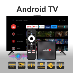 2025 yeni Mortal X5 TV kutusu ALLWINNER H313 Android 10 Os ATV 2.4G/5GHZ çift WIFI BT V5.0 ses uzaktan akışlı medya oynatıcı - Product Image 4