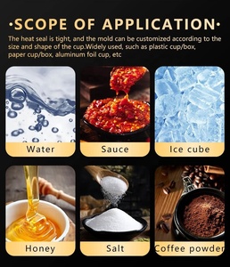 8 người đứng đầu cup Máy chiết rót <span class=keywords><strong>Ice</strong></span> <span class=keywords><strong>Cream</strong></span> cup Máy chiết rót <span class=keywords><strong>Mini</strong></span> Cup thạch làm đầy và niêm phong máy - Product Image 5