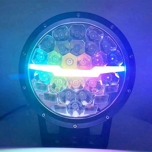 2024 New Unique Design <strong>220W</strong> 9 Inch Off Road Bright Spot With Turning Light RGB Daytime Running Light <strong>LED</strong> Driving Light - Product Image 6