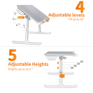 Bàn Dòng Meja Lipat Mesa Para Portatil Bảng Máy Tính Xách Tay Có Thể Gập Lại Multi-Angle Chiều Cao Mdf Máy Tính Xách Tay Giường Khay Máy Tính Xách Tay Tafel Bàn - Product Image 4