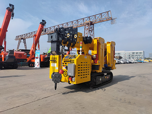 CE Mini laba-laba perayap derek Lift kerekan kaca tirai dinding pendukung teleskopik disesuaikan laba-laba kecil derek - Product Image 3