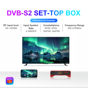 FTA HD dijital TV Set Top Box GX6605H alıcı dört çekirdekli işlemci ile DVB S2 destek özelleştirilmiş WiFi - Product Image 6