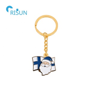 Hediyelik eşya vadi finlandiya ulusal günü bayrak haritası emaye anahtarlık anahtarlık anahtarlık anahtarlıklar özel finlandiya anahtarlık - Product Image 6
