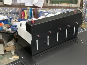 Eizoulyn A1 kỹ thuật số i3200 6 đầu dtf máy in nhanh 80 m/h Tốc độ in mực dung môi lai với bột tấm máy in DTG - Product Image 3