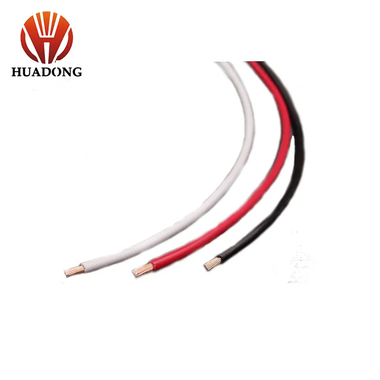 Câble D'alimentation Flexible H03VV-F 300V 2X0.5mm2 2x0.75mm2 3x0.5mm2 3x0.75mm2 0.15mm fil de cuivre isolation et gaine EN PVC