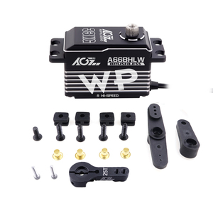 AGFRC su geçirmez Servo Servo bhlw 33KG yüksek tork Metal dişliler düşük profil fırçasız Servo için 1/10 RC araba - Product Image 6