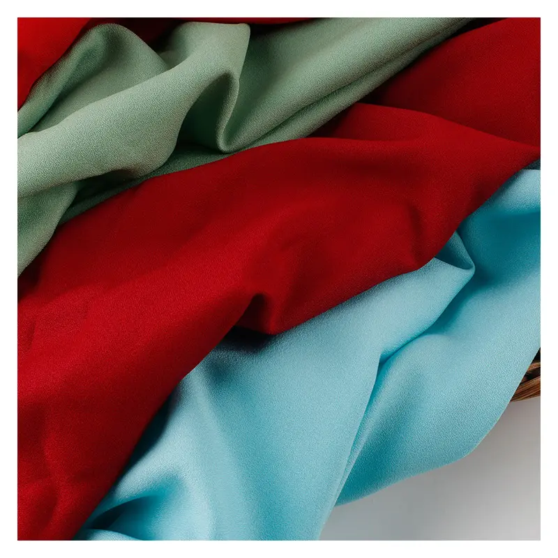 モスクレープの吸湿発散性がわずかに伸縮性があり、しわになりにくい高品質の生地通気性のあるクールな布