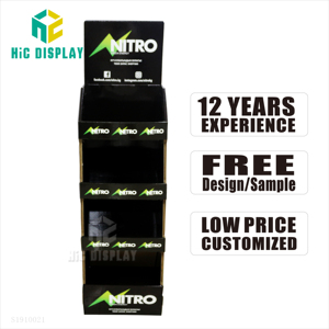 Kệ Trưng Bày Đồ Uống Bia Bằng Bìa Cứng Siêu Thị, Kệ Trưng Bày Rượu Vang Chai Rượu Đồ Uống Bia - Product Image 4