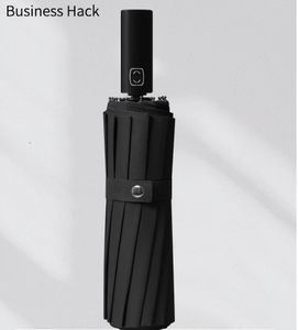 现代16骨全自动大型双折叠遮阳伞两用男女阳光伞三重折叠设计 - Product Image 3
