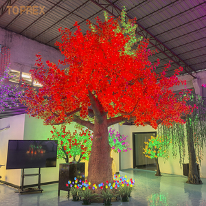 ต้นเมเปิลปลอมพร้อมไฟตกแต่งกลางแจ้งต้นคริสต์มาส - Product Image 5