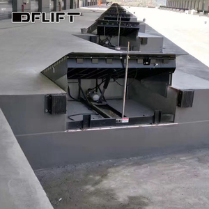 DFLIFT-rampa niveladora de 10T, sistema hidráulico, muelle de carga, nivelador para contenedor