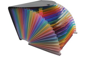 Carpetas de archivos de tamaño A4 personalizadas 2023 con 25 bolsillos Material PP de gran capacidad para archivador - Product Image 4