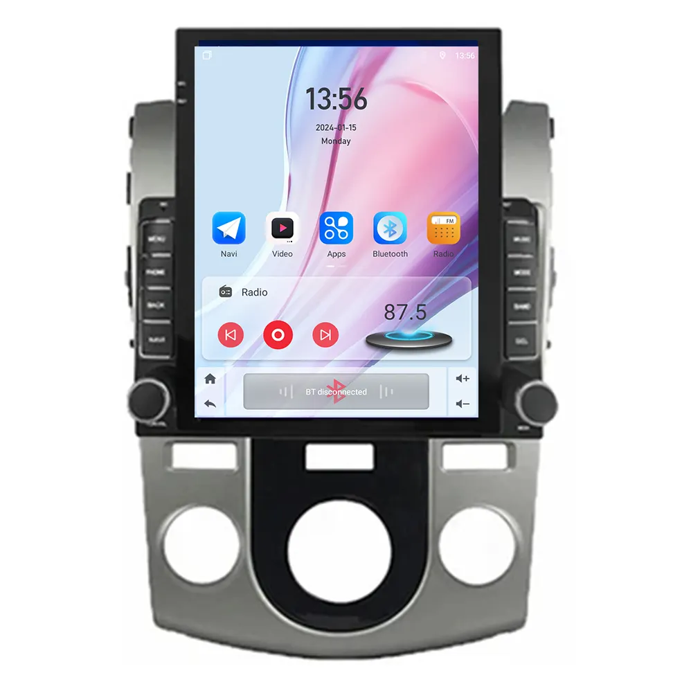 9.7 Inch Tesla Vertical Screen Android Car Radio for KIA Forte Cerato 2 2008-2013 GPS Navigation Multimedia System with Carplay