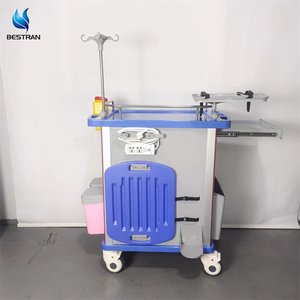 BT-EY001 bestran Nhà Máy Giá <span class=keywords><strong>ABS</strong></span> nhựa y tế bệnh viện tai nạn giỏ hàng phòng khám điều trị khẩn cấp xe đẩy - Product Image 4