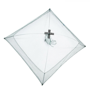 WEIHE Einfacher Fisch käfig Nylon Faltbares Krabben fisch netz Installation freies Fischernetz