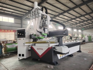 Professional Wood Furniture Making Atc <strong>Cnc</strong> <strong>Router</strong> Machine 4*8ft 9kw <strong>Cnc</strong> <strong>Router</strong> Atc with <strong>Servo</strong> Motor Auto Loading <strong>System</strong> - Product Image 4