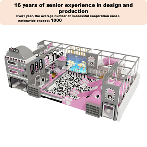 Sıcak satış ticari kapalı eğlence parkı ekipmanları çocuk oyun yazılımı platformu renkli okul vesilesiyle - Product Image 2
