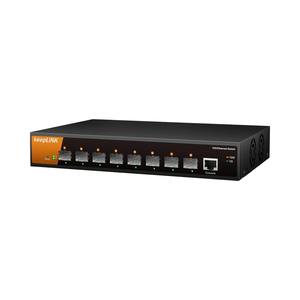 Keeplink สวิตช์ระดับองค์กร8พอร์ต10G SFP, L2จัดการอย่างชาญฉลาด, IPv6, การกำหนดเส้นทางแบบคงที่, QoS, Link aggreage/vlan/igmp