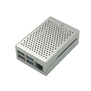 2022 factory Supply <strong>custom</strong> logo Available <strong>Raspberry</strong> <strong>Pi</strong> 4 Model B Kit aluminum metal <strong>case</strong> - Product Image 5