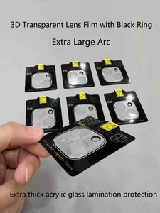 IPhone 16 için yüksek şeffaflık HD şeffaf kamera Lens koruyucusu sıcak satış ekran koruyucu artı 16 Pro Max geliştirilmiş - Product Image 3