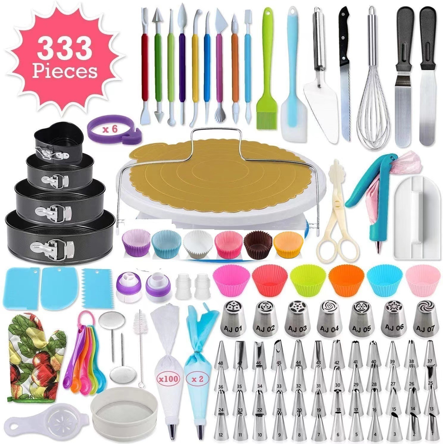 color-333PCS/SET