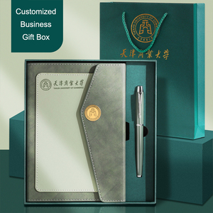 IMODA Custom A5 Juego de papelería recargable de lujo Juego de cuaderno de regalo Cuadernos de cuero PU con bolígrafo Caja de regalo de negocios Diario Regalo - Product Image 5