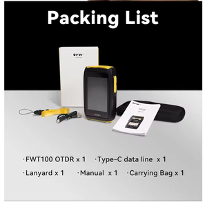 เครื่องทดสอบการสะท้อนแสงออปติก OTDR OFW แบบแอคทีฟ20dB 1550nm ทดสอบแบบสัมผัสหน้าจอ VfL opm ols พร้อมเครือข่าย4G /gprs - Product Image 6